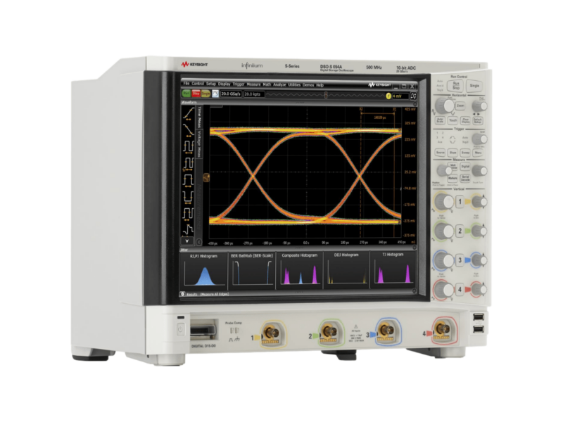 DSOS054A 高清晰度示波器：500 MHz，4 个模拟通道