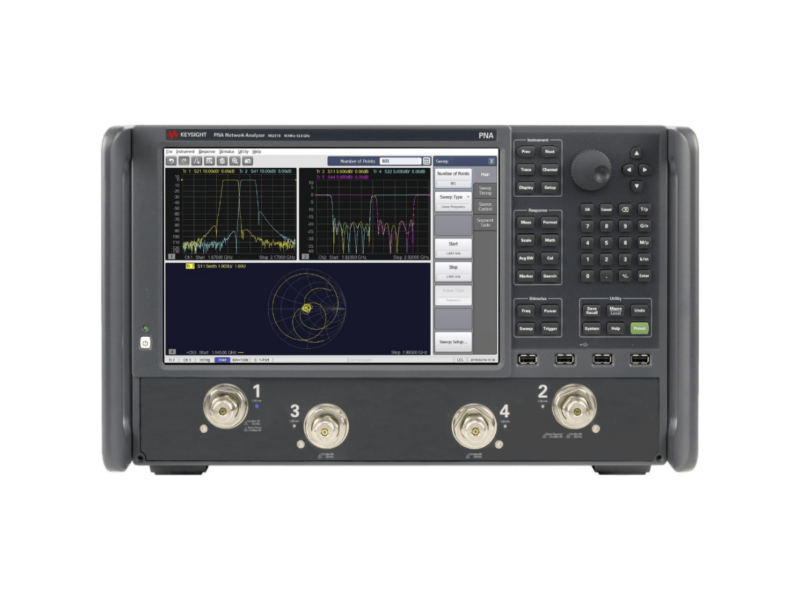 N5221B PNA 微波网络分析仪，900 Hz/10 MHz 至 13.5 GHz